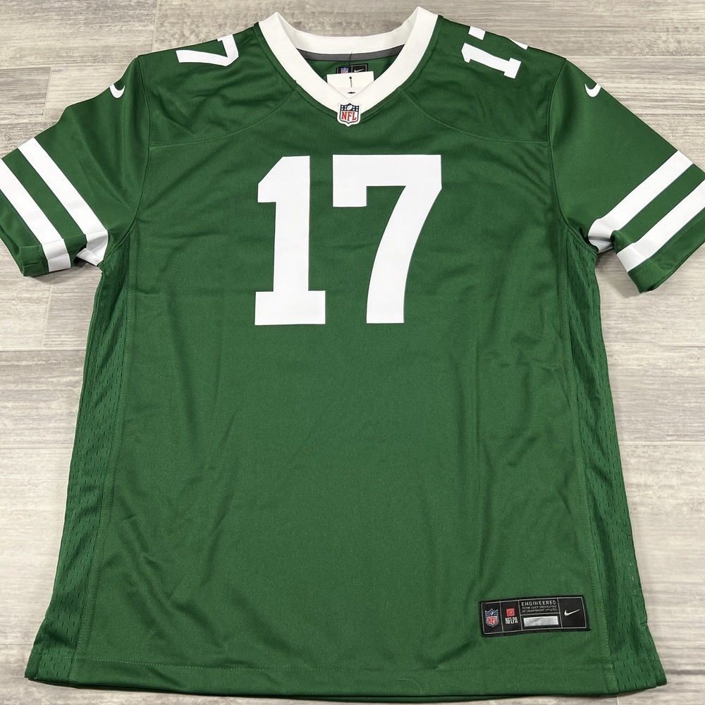 Nike New York Jets Jersey Youth XL 18/20 Green #17 DAVANTE ADAMS NFL Game Day
